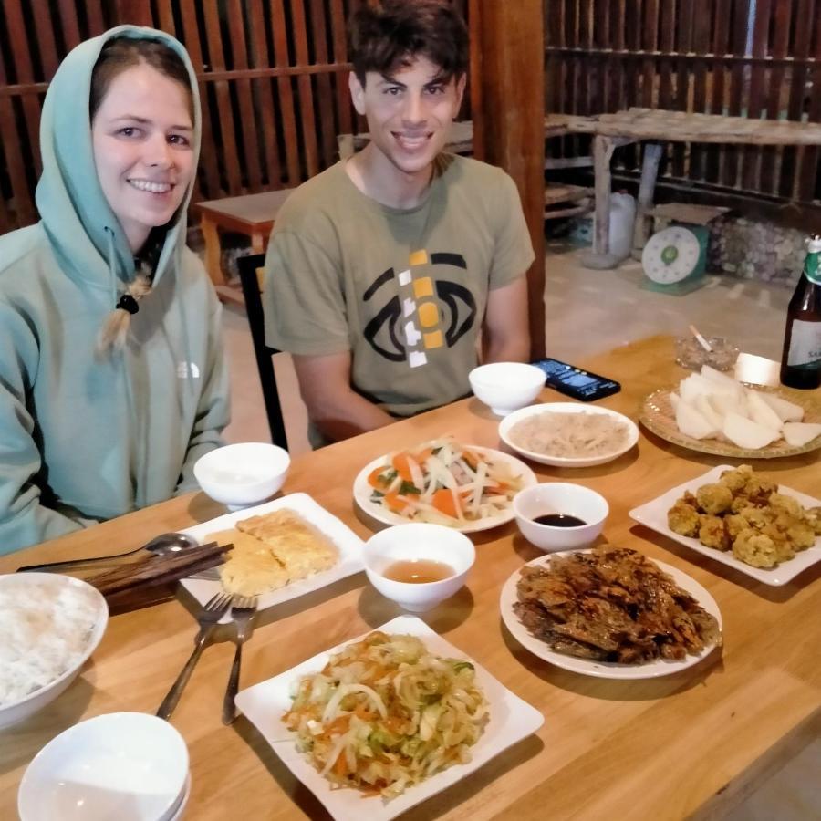 Du Gia Homestay Friendly Làng Cac Zewnętrze zdjęcie